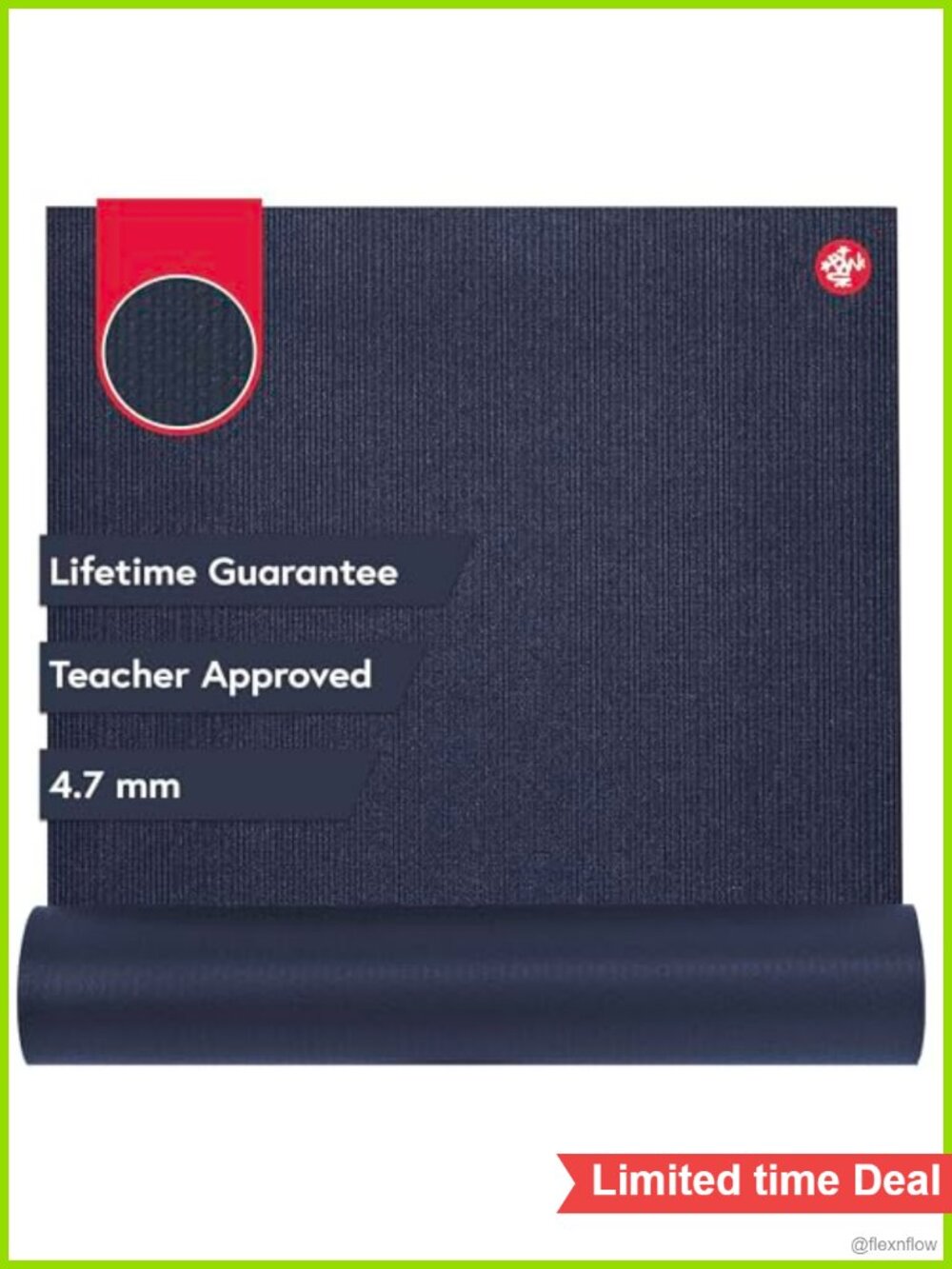 Manduka PROlite Yoga Mat 4.7mm | Latex-Free PVC | Teacher Approved